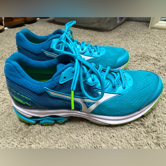 🩵👟Mizuno • blue wave runner 21 running shoes • 8.5 • EUC - Picture 3 of 7